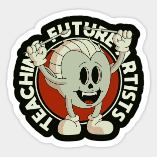 Teaching Future Artists Sticker